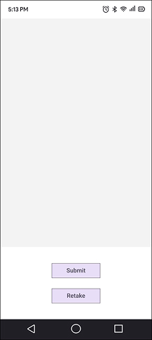 Android Camera Wireframe
