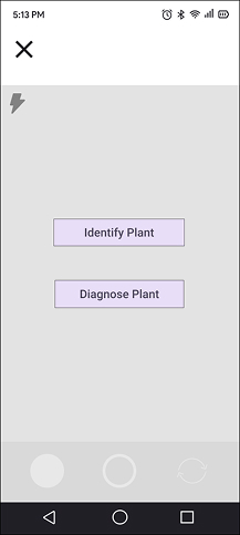 Android Diagnose Wireframe