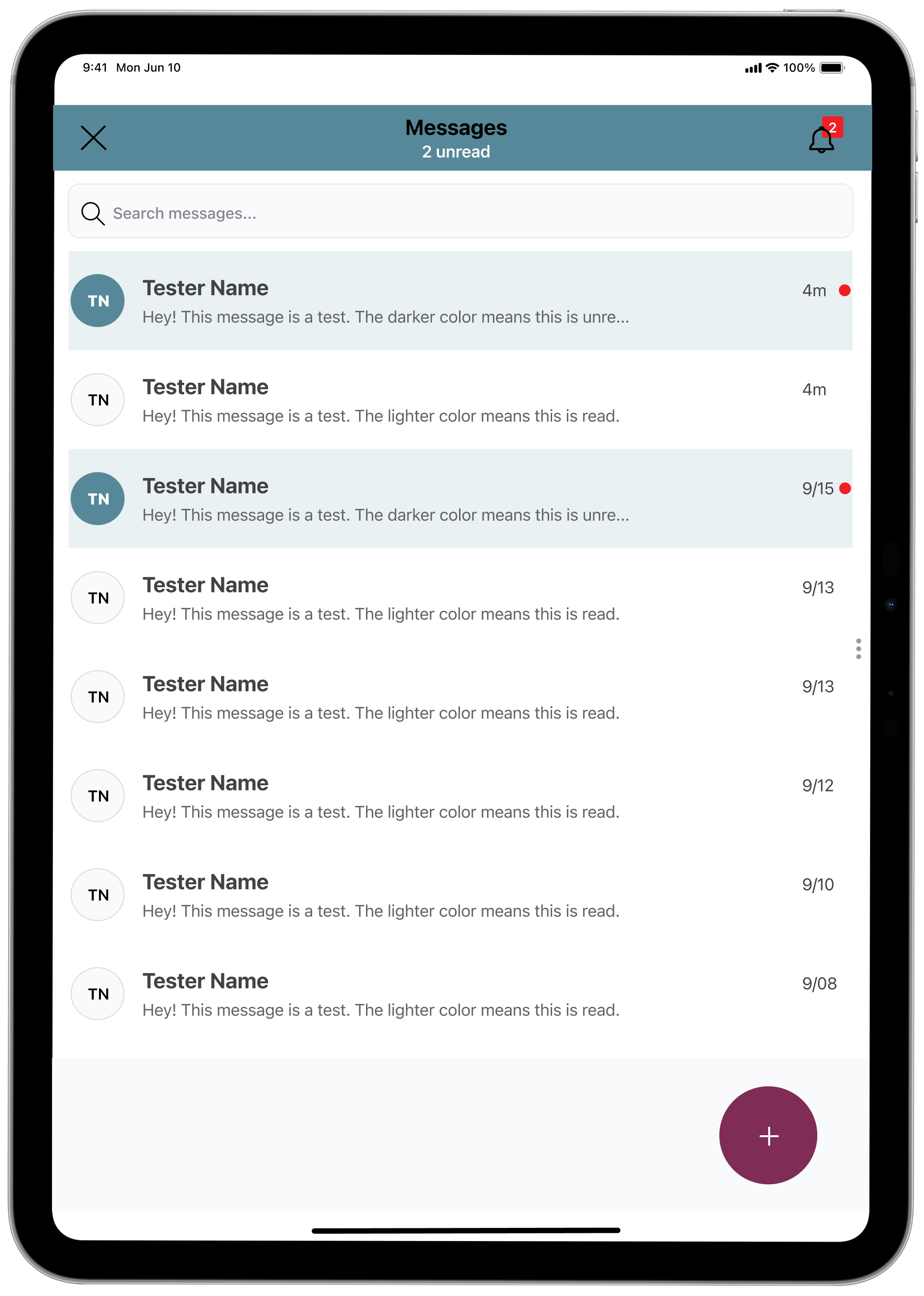 Life Anew Messages iPad