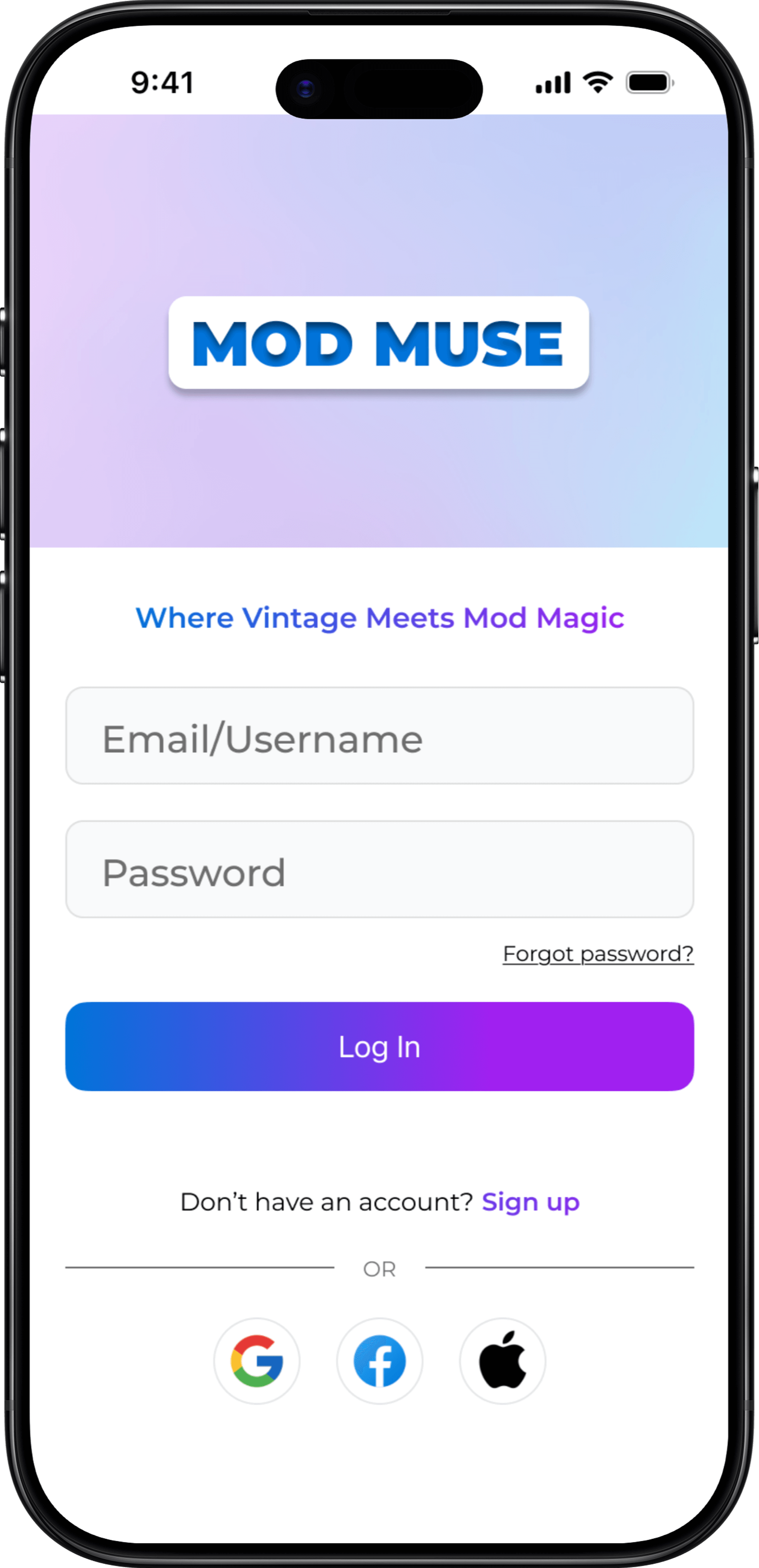Mod Muse Login
