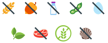 ReciFree Dietary Icons
