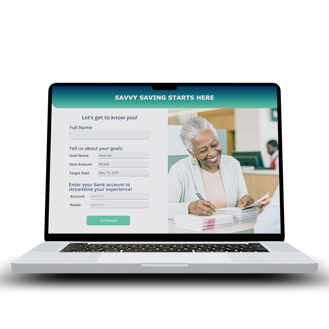 Savvy Pig Desktop Sign Up